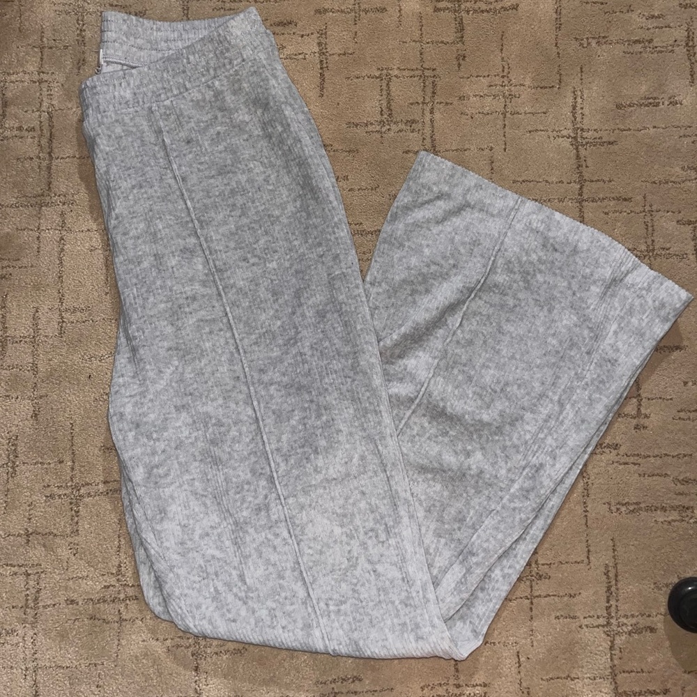 Aerie Flare grey soft lounge pants